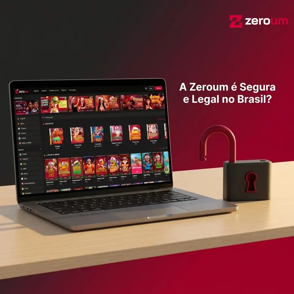 Zeroum é segura e legal no Brasil com licença conforme Lei 14.790/2023 e criptografia SSL.