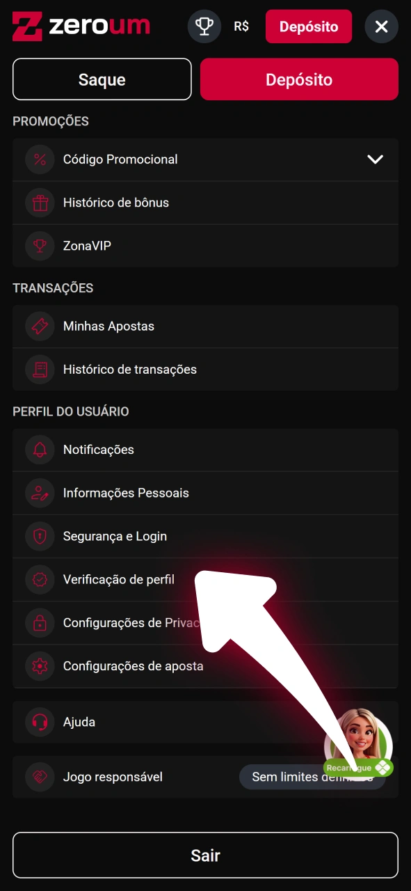 Ative sua conta com segurança através do sistema oficial Zeroum.