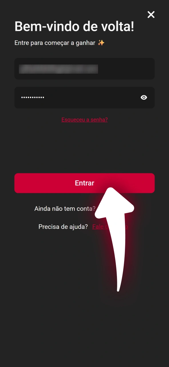 Faça login em sua conta Zeroum para gerenciar seus levantamentos de fundos.