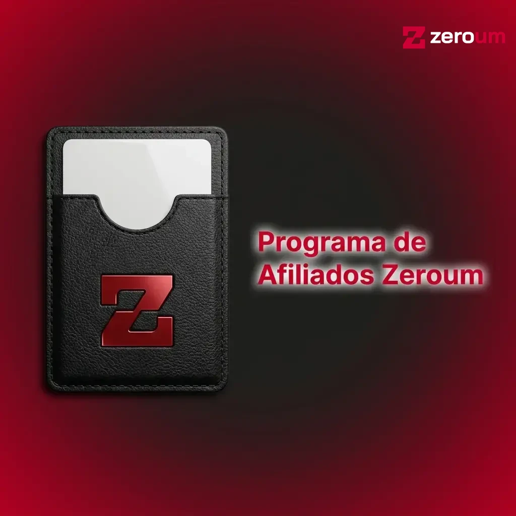Programa de Afiliados Zeroum com painel de gestão, comissões e suporte para criadores e influenciadores.