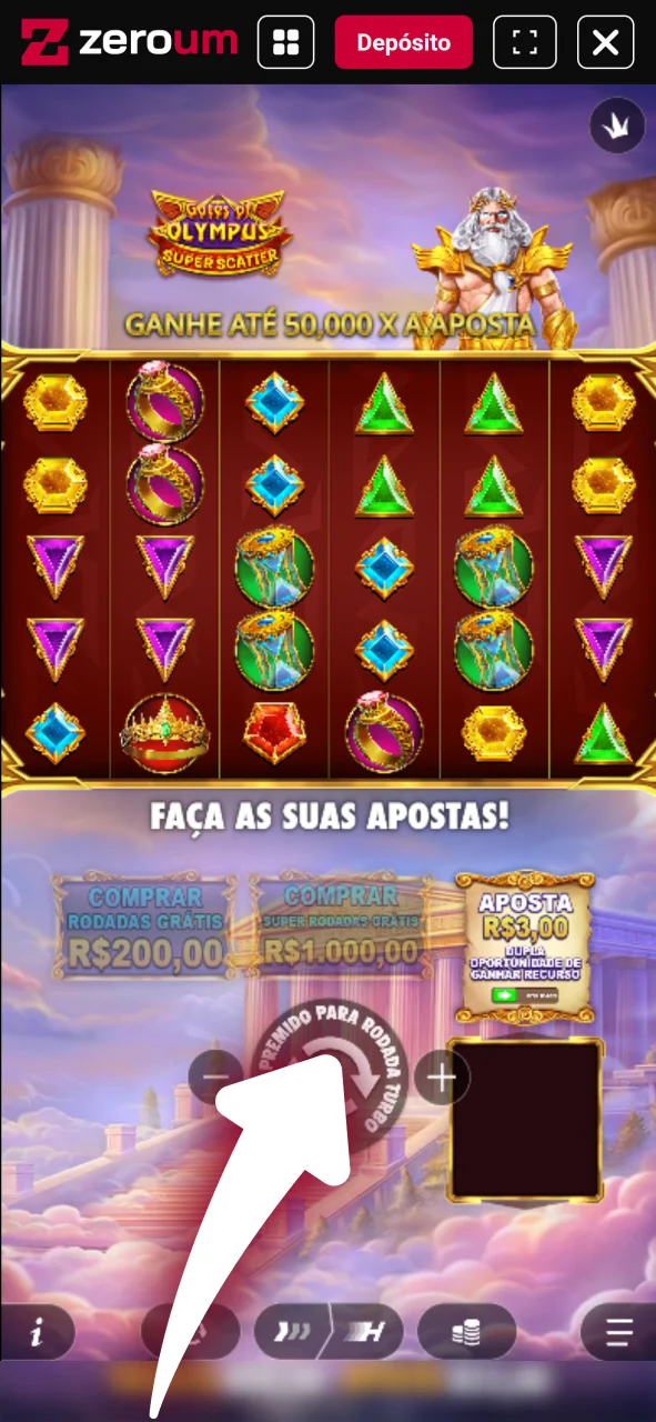 Gire os rolos das máquinas no cassino oficial da Zeroum.