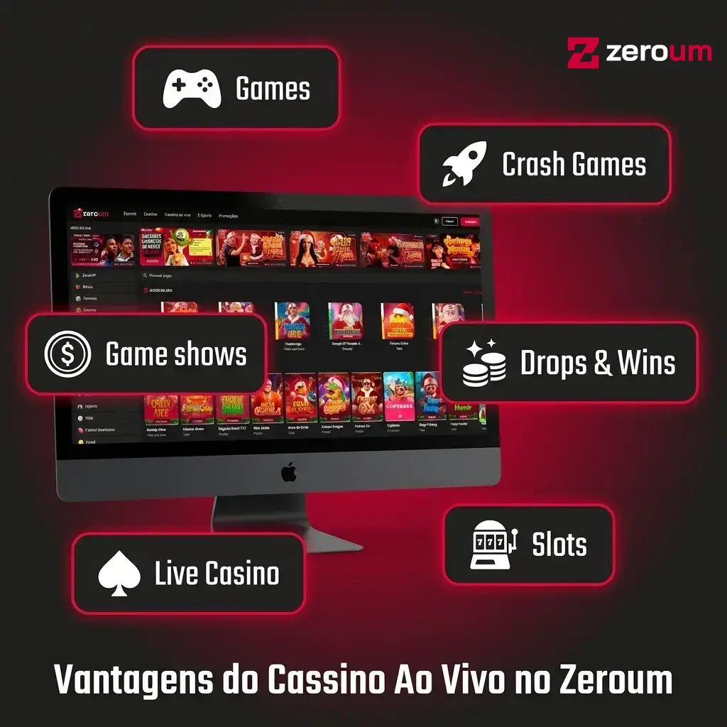 Cassino ao vivo Zeroum com dealers reais, chat interativo, acesso mobile e transparência total nas apostas.