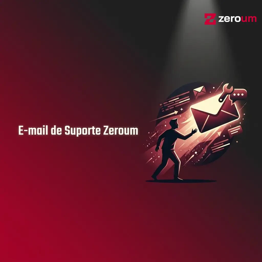 Suporte por e-mail da Zeroum: envie documentos, conteste transações e resolva questões em até 24 horas úteis.