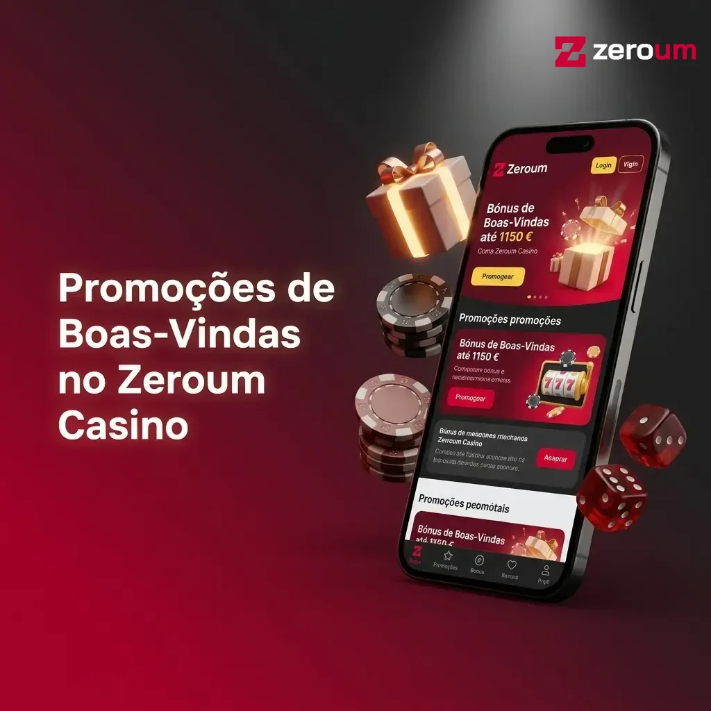 Página de promoções do Zeroum Casino com ofertas disponíveis para jogadores cadastrados.